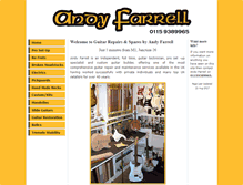 Tablet Screenshot of andyfarrell.co.uk